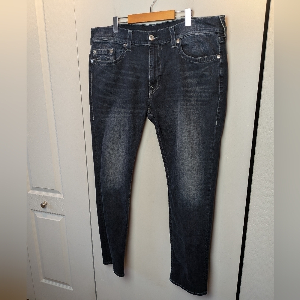 TRUE RELIGION Men Jeans Size 40 Rocco Relaxed Skinny